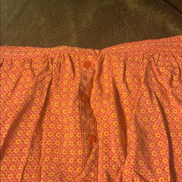 Mossimo Supply Company pink print Skirt sz s - Picture 2 of 5